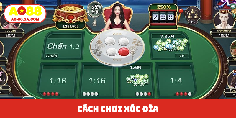 cách chơi xóc đĩa