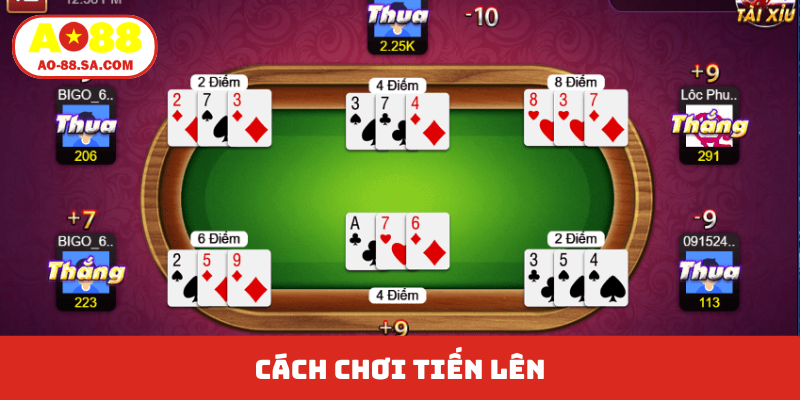 cách chơi tiến lên