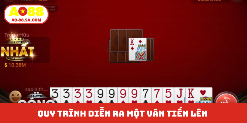 Quy trình diễn ra một ván Tiến lên